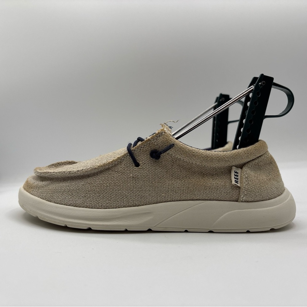 Reef Youth Kids Cushion Coast Beige Slip-On Loafers Size 3 Casual Comfort‎ Shoes